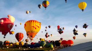 Balloon Fiesta time lapse [upl. by Akiem]