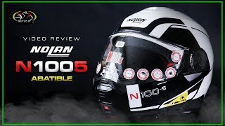 Casco Nolan 1005 Abatible  MOTOS DF [upl. by Annoya]