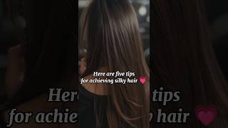 Here are five tips for achieving silky hair💗silky hair Japanese silky hair✨ keratin karseell [upl. by Capello]