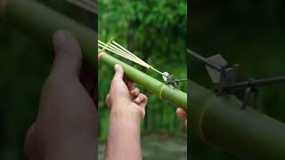 Bamboo gun DIV making idea short viral American Europe trending video [upl. by Ikkir]