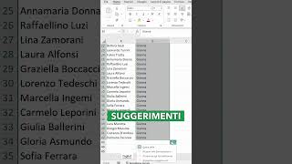 Excel tutorial Riempimento automatico in Excel [upl. by Sheridan]