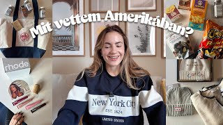 Mit vettem Amerikában 🇺🇸 Trader Joes bevásárlás és USA haul [upl. by Cirnek277]