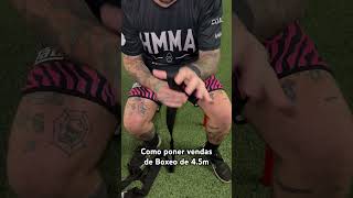 Cómo colocar vendas de boxeo para entrenamiento seguro boxeo vendas boxeoolimpico rdx [upl. by Brower]