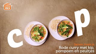 Rode curry met kip  Coopjeskoken  Coop [upl. by Galang]