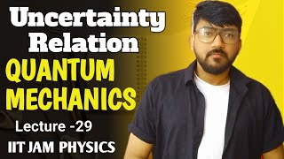 Uncertainty RelationQuantum Mechanics Lecture 29 IIT JAM PHYSICS [upl. by Nikolia]