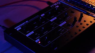 Moog Werkstatt01  Dark Ambient Synth Improvisation [upl. by Ellebasi]