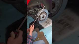 Changing Brembo brake pads on a 2014 Chevy SS part six [upl. by Coy495]