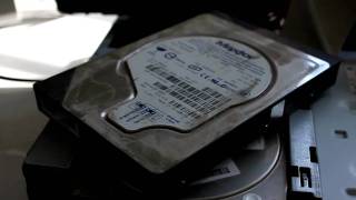 Hear a Failed 40 GB Maxtor Hard Drive [upl. by Jessy]