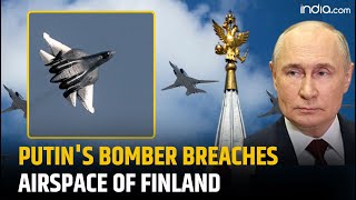 Russia Ukraine war Putins bomber breaches airspace of Nato member Finland  Ukraine war latest [upl. by Harbird]