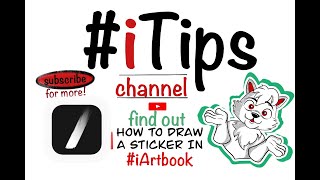 How to draw sticker in iArtbook [upl. by Ihana701]