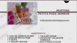 Recette des muffins salés [upl. by Akcemat]