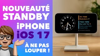 Tout savoir sur StandBy sous iOS 17 • En veille • iPhone [upl. by Alex99]