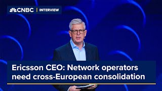 Ericsson CEO Network operators need crossEuropean consolidation [upl. by Okoyk]