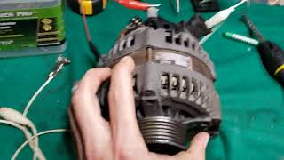 how to test a alternator  denso hairpin gm regulator [upl. by Kcirddot]