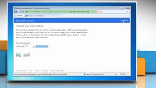 How to rename your old Hotmail™ Email address to an Outlookcom [upl. by Mloc]