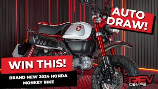 WIN THIS BRAND NEW 2024 HONDA MONKEY BIKE [upl. by Dlanigger]