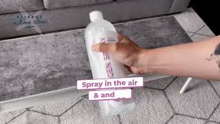 Allergen Spray How to Use [upl. by Amikan447]