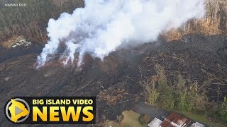 Hawaii Volcano Eruption Update  Thursday Morning May 10 2018 [upl. by Aierdna]