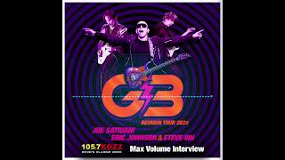 Joe Satriani Eric Johnson and Steve Vai talk G3 w KOZZ Radio [upl. by Naivad698]