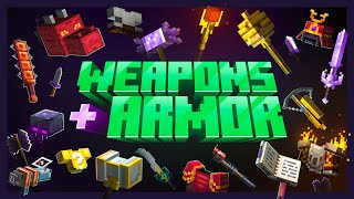 Weapons  Armor Expansion  OFFICIAL TRAILER  Minecraft Marketplace [upl. by Anahsohs467]