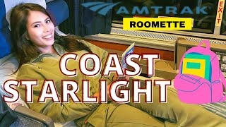 AMTRAK Roomette 🚆 Coast Starlight Honest Review [upl. by Naik465]