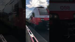 ÖBB Der Zug Vmobil Sbahn in Bregenz Vorarlberg Austria 🇦🇹 [upl. by Purington896]