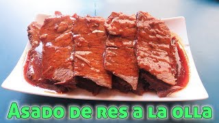 ➤ Cómo preparar asado de res a la olla  Preparación paso a paso  Comida Peruana [upl. by Lerual]