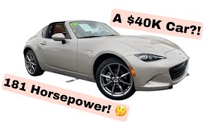 2023 Mazda MX5 Miata RF Grand Touring POV Test Drive amp Review [upl. by Malvina289]