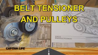 Belt Tensioner and Pulley replacement  Holden Captiva 22 Diesel [upl. by Teddy979]