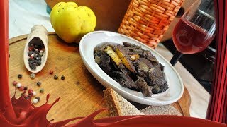 Куриная печень с айвой и с грузинскими нотками  Как вкусно приготовить печень [upl. by Patsy735]