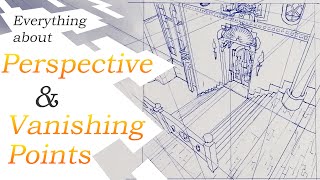 The Horizon Line amp Vanishing Points EXPLAINED  In Depth Beginner Guide [upl. by Setarcos]