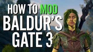 How To EASILY Install Mods  Baldurs Gate 3 [upl. by Netniuq]