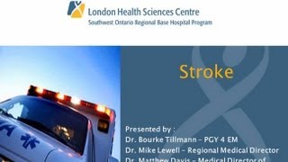 SWORBHP Stroke Signs Symptoms and Treatment [upl. by Naujled]