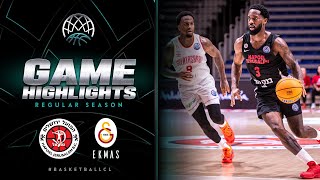 Hapoel Bank Yahav Jerusalem v Galatasaray EKMAS  Gameday 2  Highlights  BasketballCL 202324 [upl. by Gatias]