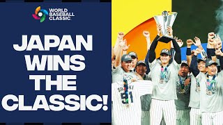 Japan WINS the 2023 World Baseball Classic  FULL Tournament Highlights [upl. by Connel430]