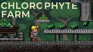 How to Farm Chlorophyte in Terraria 144 [upl. by Giliana378]