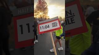 My 1st time pacing for a half marathon  Hot Cider Hustle Half Marathon running halfmarathon [upl. by Adnauqahs475]