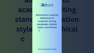 How to Write a Dissertation  APA MLA Chicago  Ethical Guidelines royalresearchytshorts [upl. by Blythe]