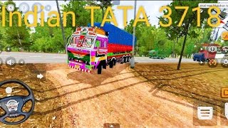 truck Driving offroad game 2025best Indian TATA truck game 3718 [upl. by Atinad]