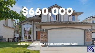 Tour this 660000 Stunning BiLevel Home in Sherwood Park [upl. by Kciredohr]