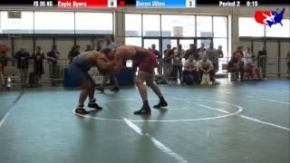 Cayle Byers vs Deron Winn at 2013 Las VegasASICS US Open [upl. by Emoraj946]