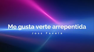 Karaoke Me gusta verte arrepentida  Joss Favela [upl. by Edrock]