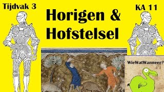 Hofstelsel en horigen  Tijdvak 3 KA 11 [upl. by Esac]