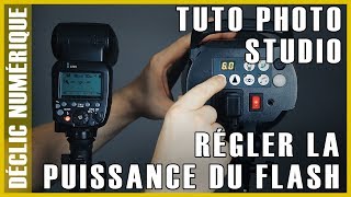 Tuto photo studio  Réglage de la puissance du flash [upl. by Keller]