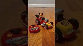 Review of Jada Toys Disney Mickey Mouse Roadster Racer Remote Control Car [upl. by Donaldson]