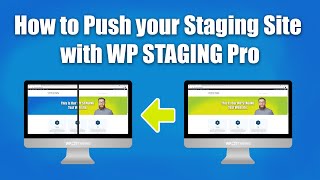 How to Push your WordPress Staging Site with WP STAGING  PRO [upl. by Larina370]