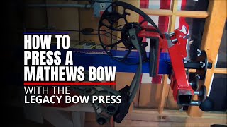 Bow Press Guide How to Press a Mathews Bow using the Legacy Bow Press [upl. by Ratcliff]