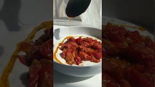 Garlic Confit Tomatoes with Zesty Lime Parsley Yogurt asmr food garlicconfit confit [upl. by Mariellen547]