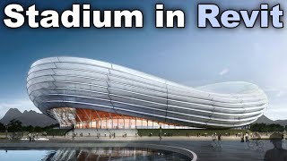 Stadium  Arena in Revit Tutorial [upl. by Hephzibah]