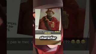 Soldier from Team Fortress 2 Appears in a French Textbook shorts gaming game tf2 teamfortress2 [upl. by Ednalrim]